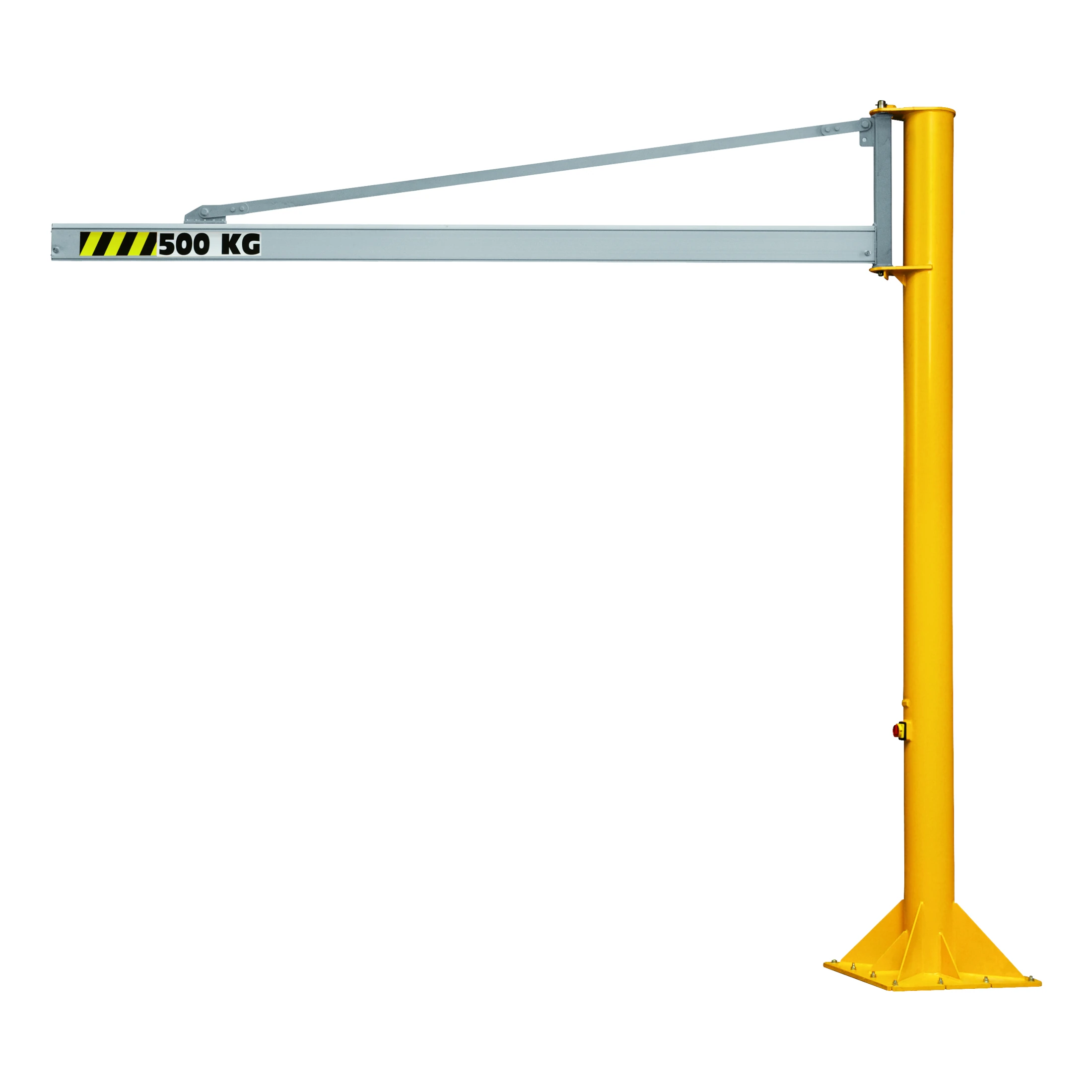 Macara pivotantă pe coloană din aluminiu (ASDS), 270°, 63-2000 kg, 2-8 m