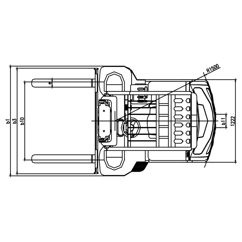 Motostivuitor electric ECV16CD/ECV20CD cu acționare cu două motoare