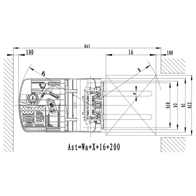Motostivuitor electric contrabalansat SECV20 cu operare din picioare – imagine 4