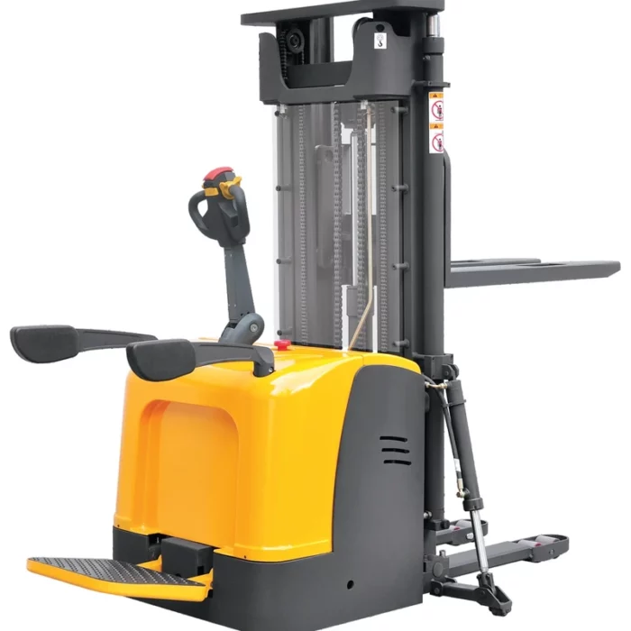 Stivuitor electric cu catarg pentru paleți, cu platformă pentru operator (EVV20-P) 2000 kg, 2500–6500 mm