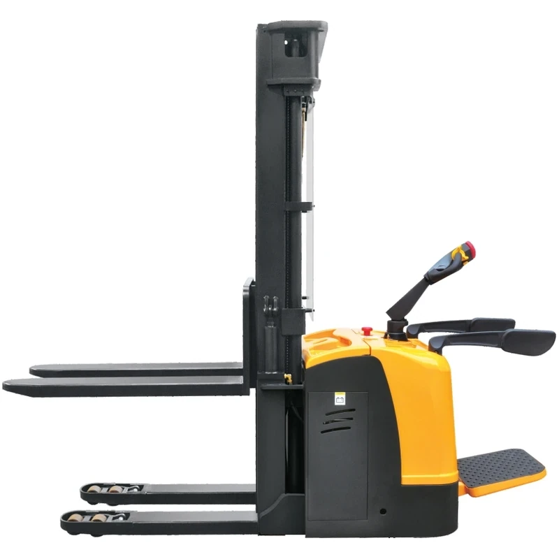 Stivuitor electric cu catarg și platformă pentru operator, cu ridicare inițială (EVV15-IP), 1500 kg, 2500–5600 mm