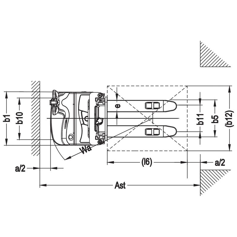 Stivuitor cu catarg complet electric EVV10/EVV12/EVV15