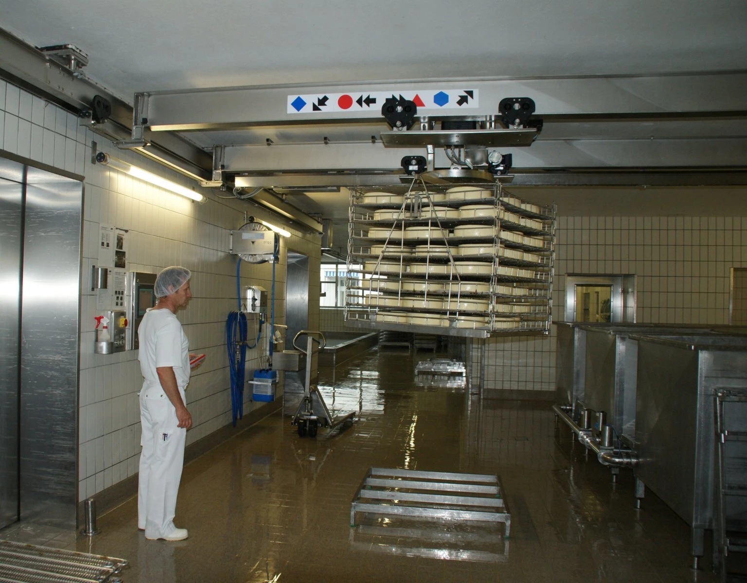 Palan electric cu lanț GIS GPR pentru industria farmaceutică