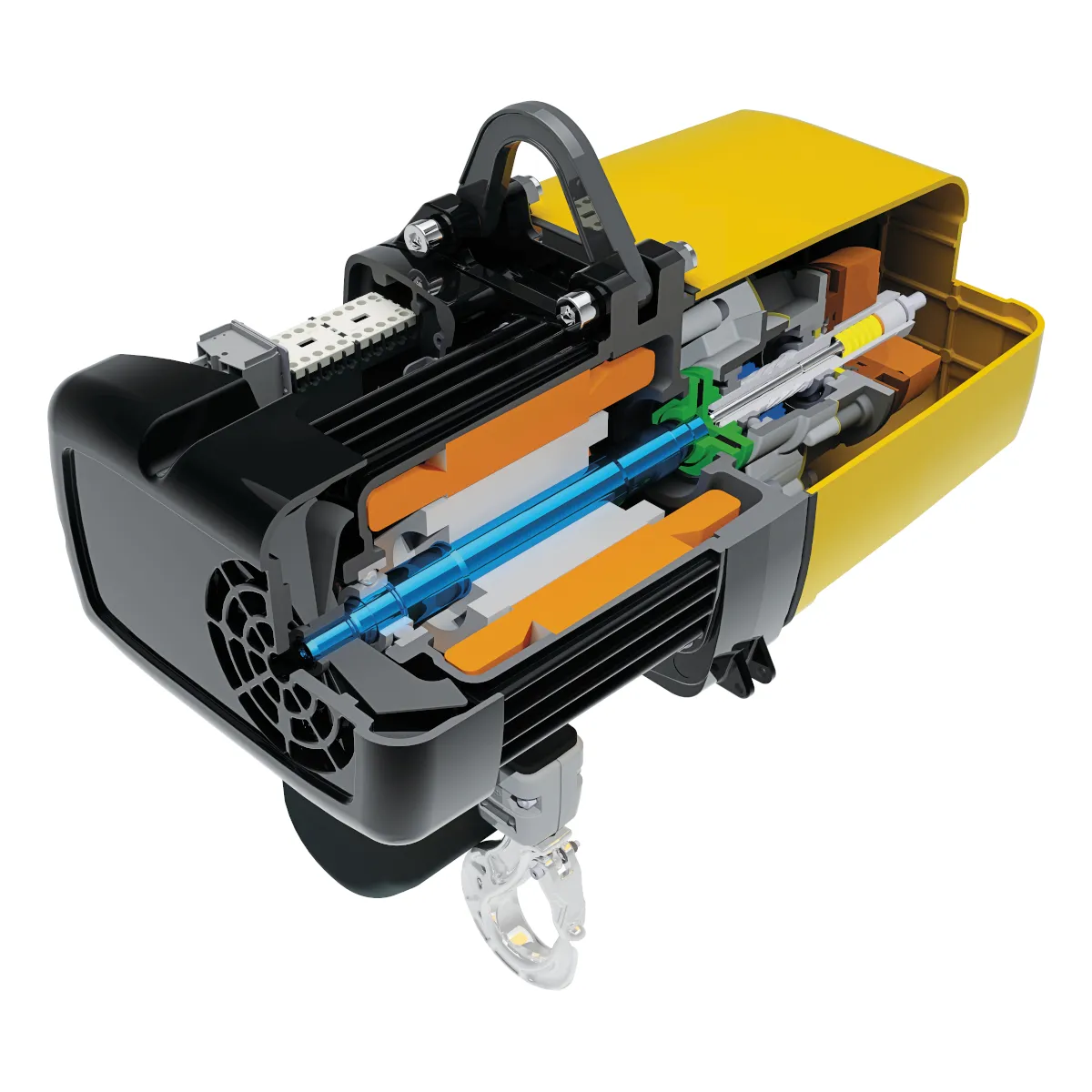 Palan electric cu lanț GIS GP250 pentru aplicații industriale