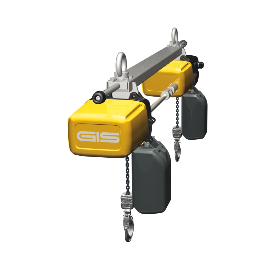 Palane electrice cu lanț GIS GPS pentru ridicarea sincronizată a sarcinilor lungi, 500–5000 kg