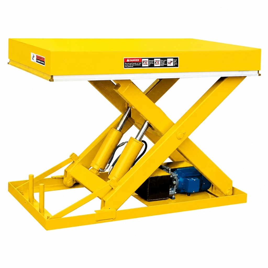 Masă elevatoare cu foarfecă simplă pentru sarcini grele, 1000 kg
