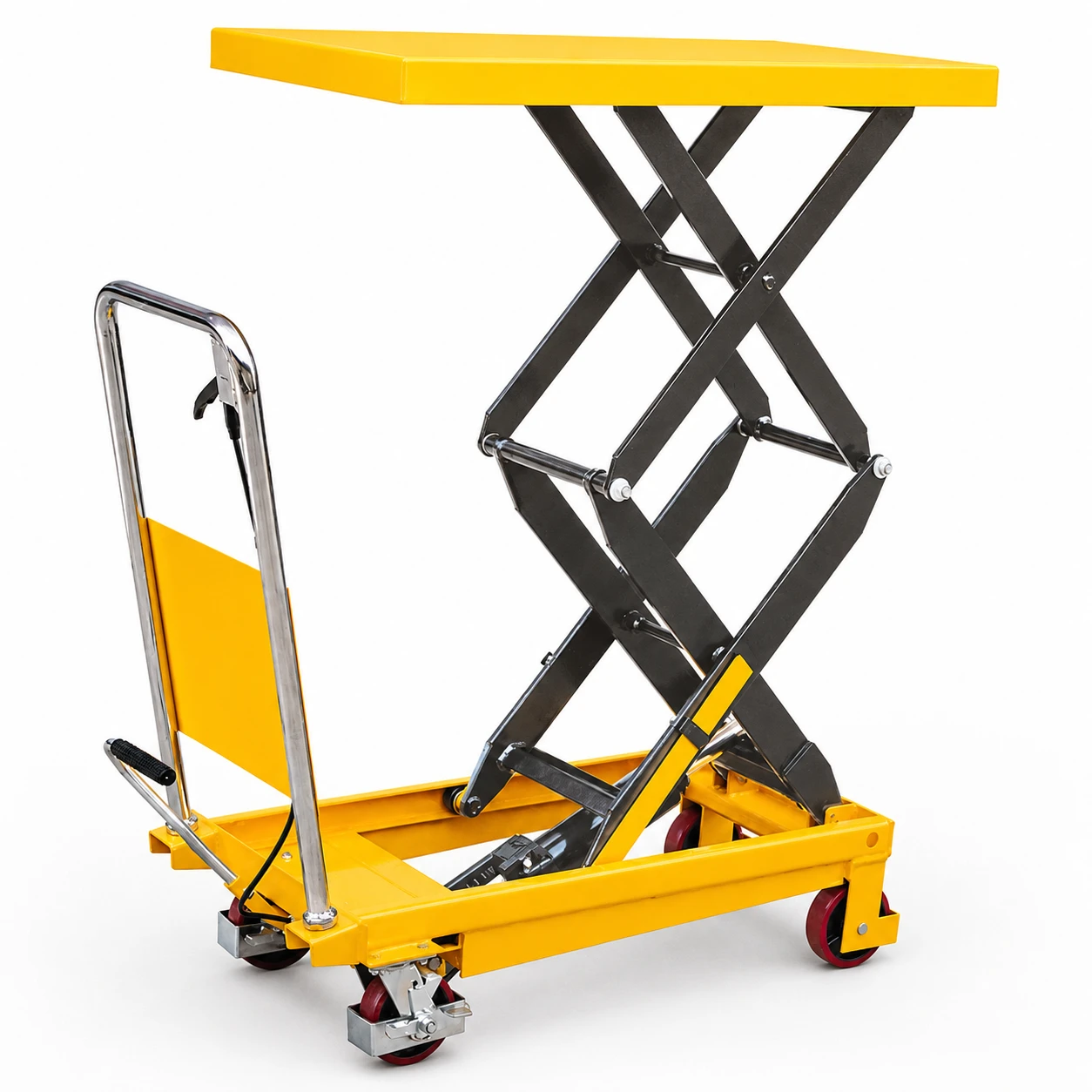 Masă elevatoare mobilă cu foarfecă dublă (MPS150D), 150 kg, 1100 mm
