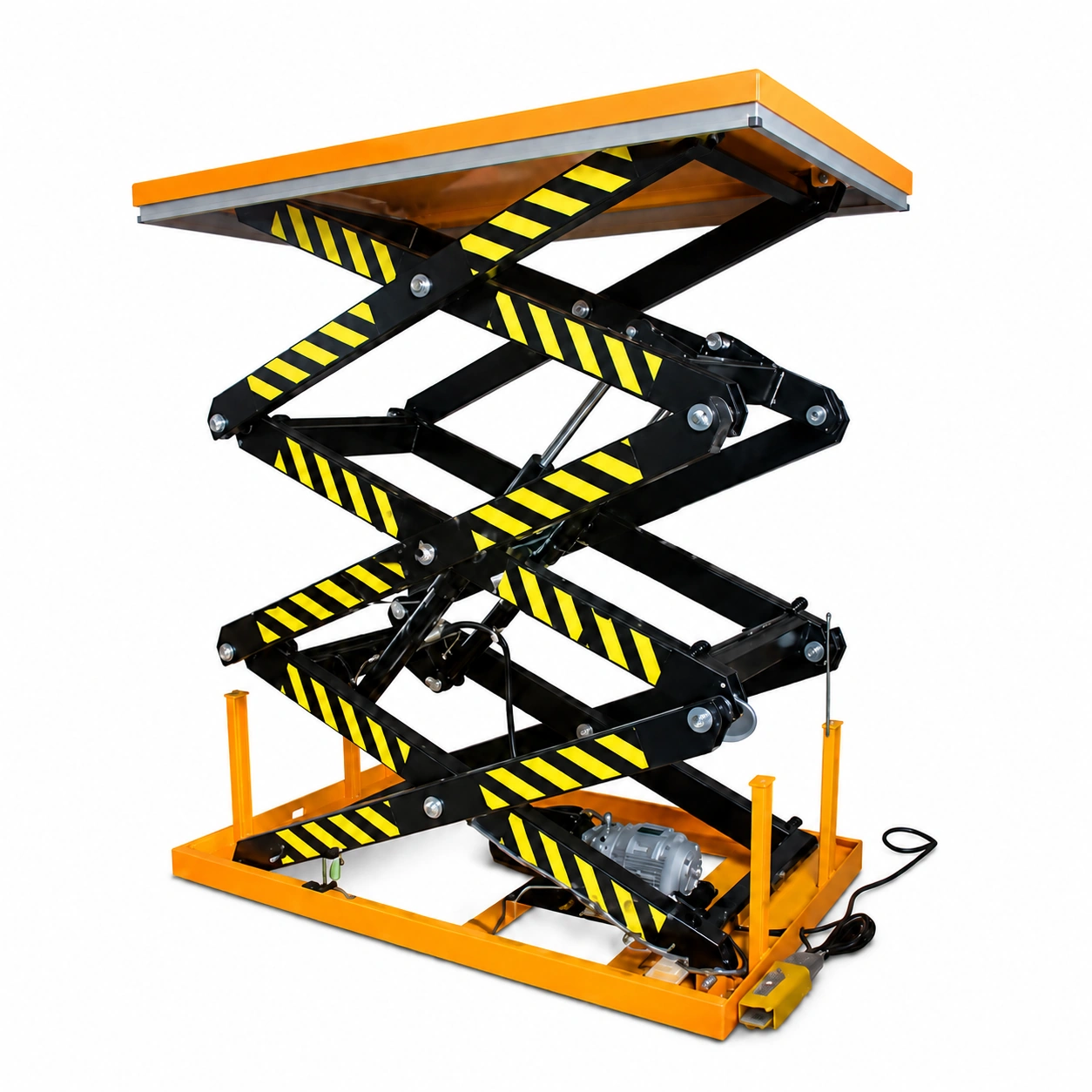 Masă elevatoare cu foarfecă triplă 1000–5000 kg