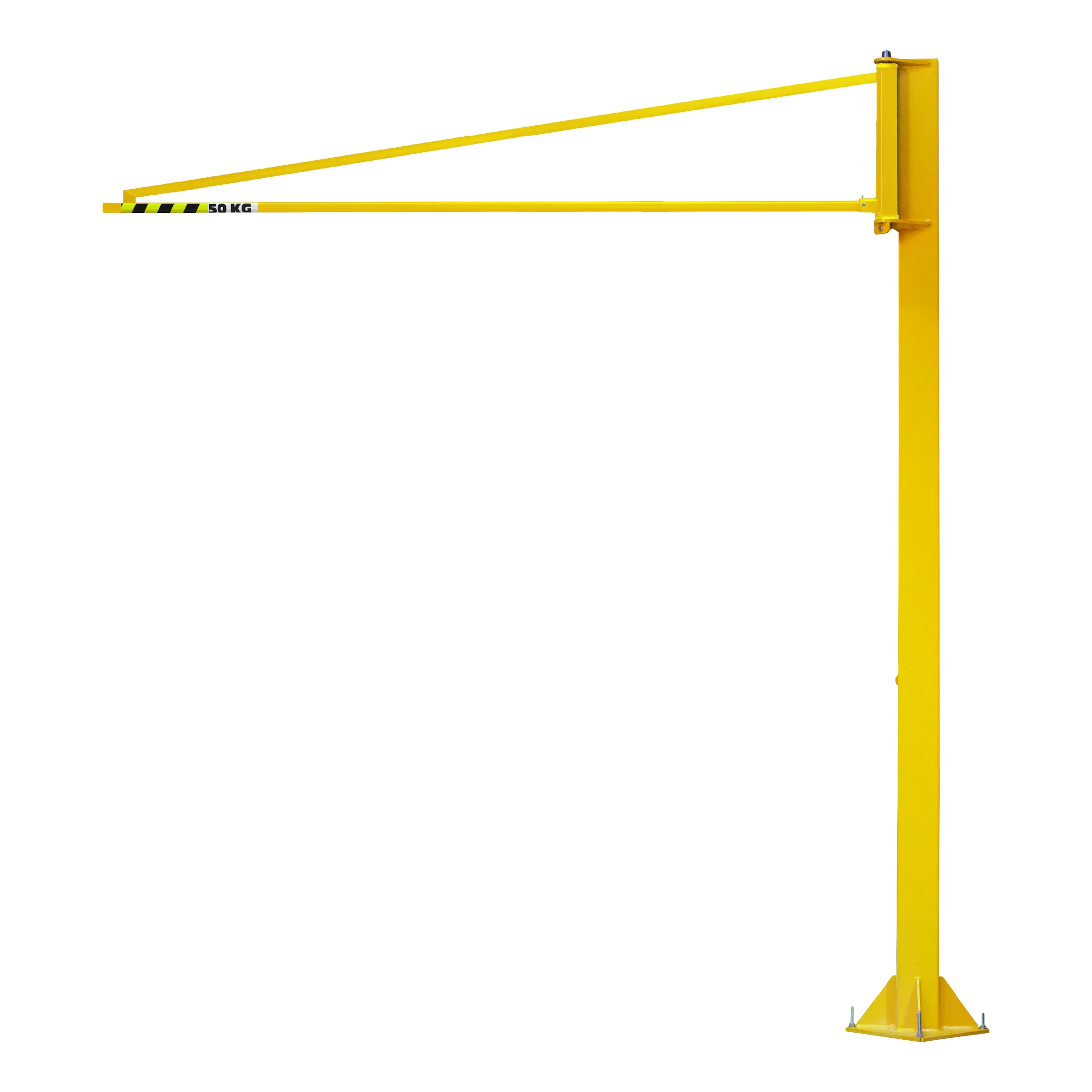 Macara pivotantă ușoară pe coloană, portscule (LSDS), 270°, 50-100 kg