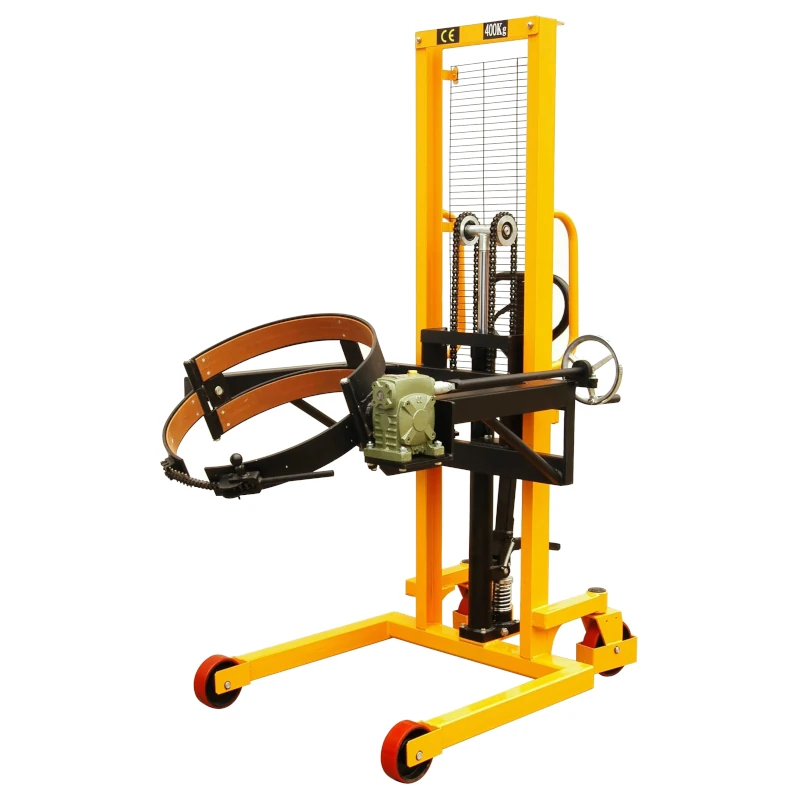 Stivuitor manual pentru ridicarea și bascularea butoaielor (RVB40B), 400 kg, 1350 mm