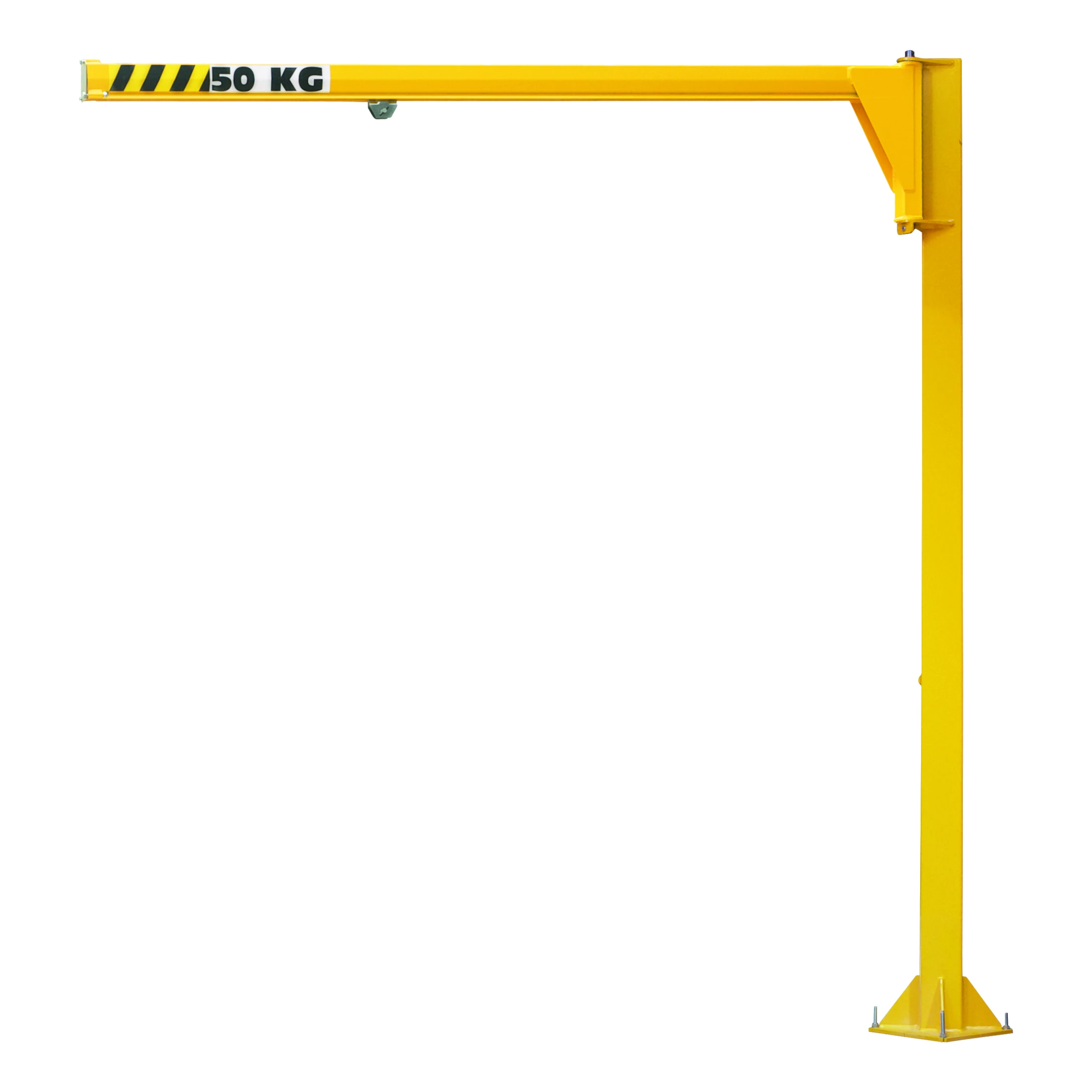 Macara pivotantă pe coloană cu profil redus și cărucior (NSDK), 270°, 50-100 kg, 2-5 m