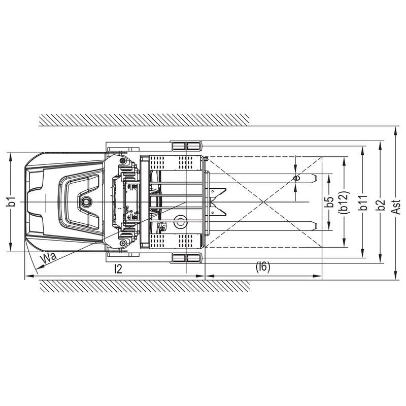 Selector electric de comenzi VKV15 cu catarg extensibil