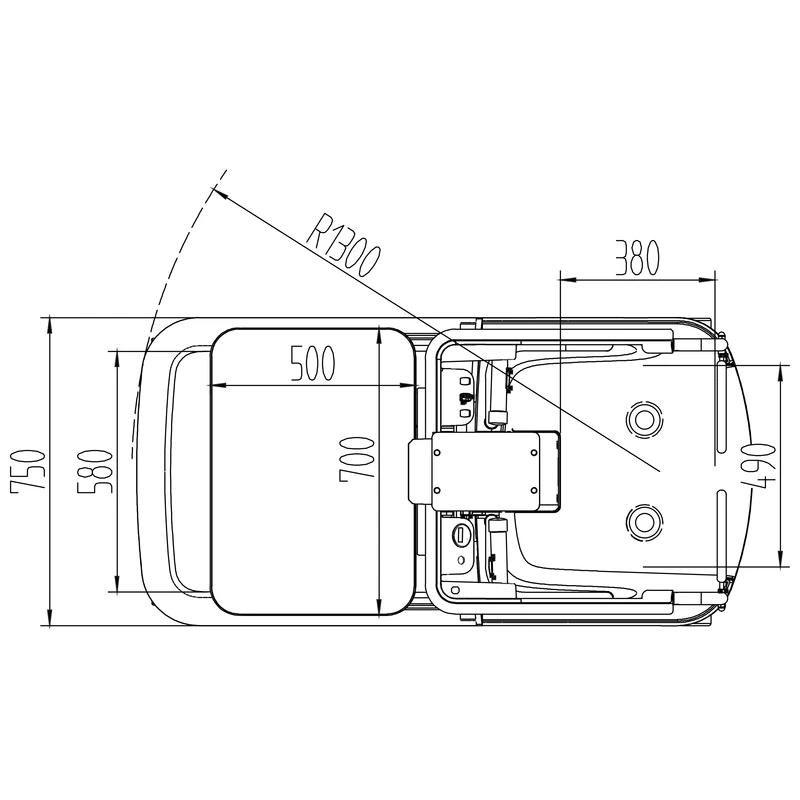 Mini utilaj compact MKV pentru preluarea produselor din stoc