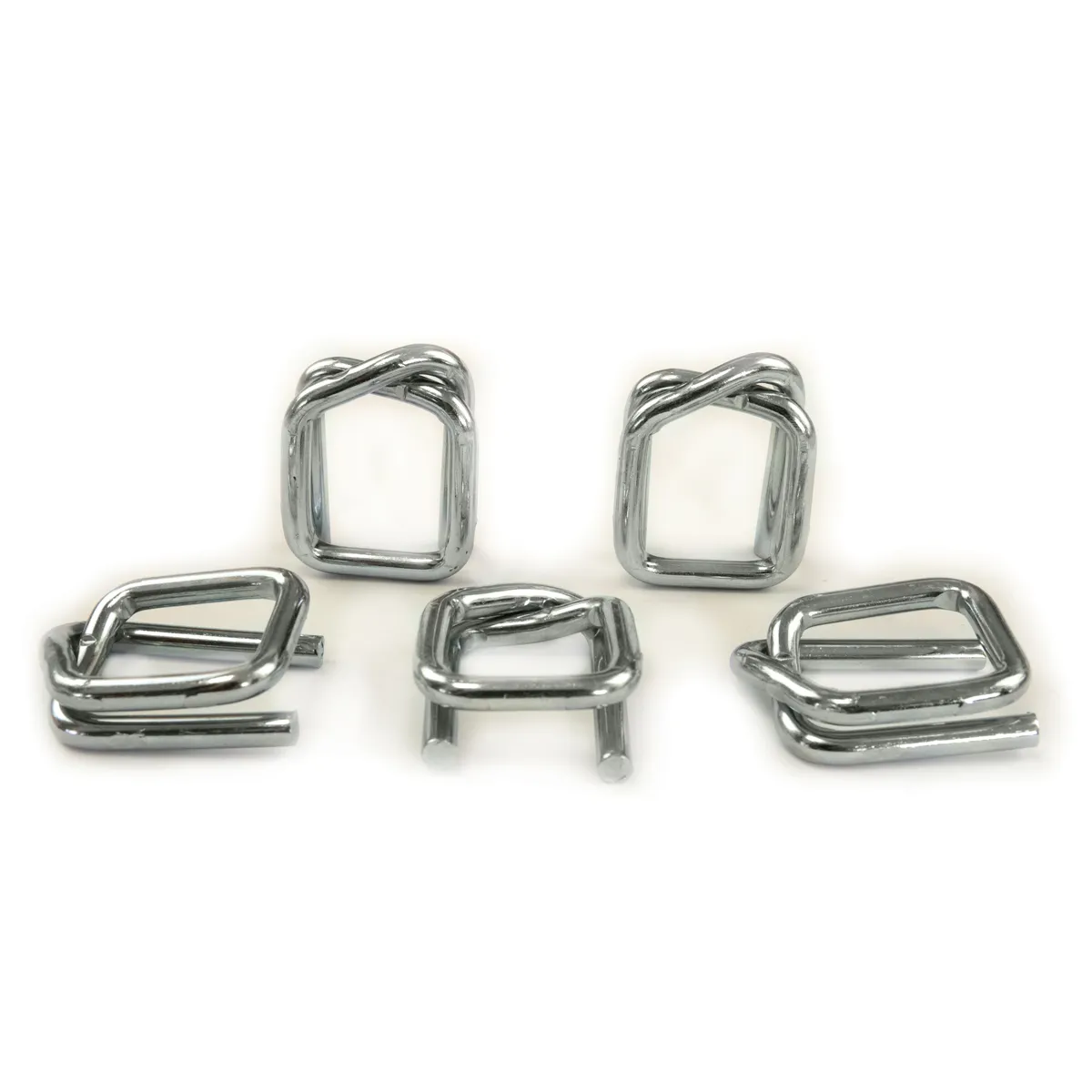 Cleme galvanizate pentru bandă de ambalare din poliester (BUCKLES-25G), 25 mm