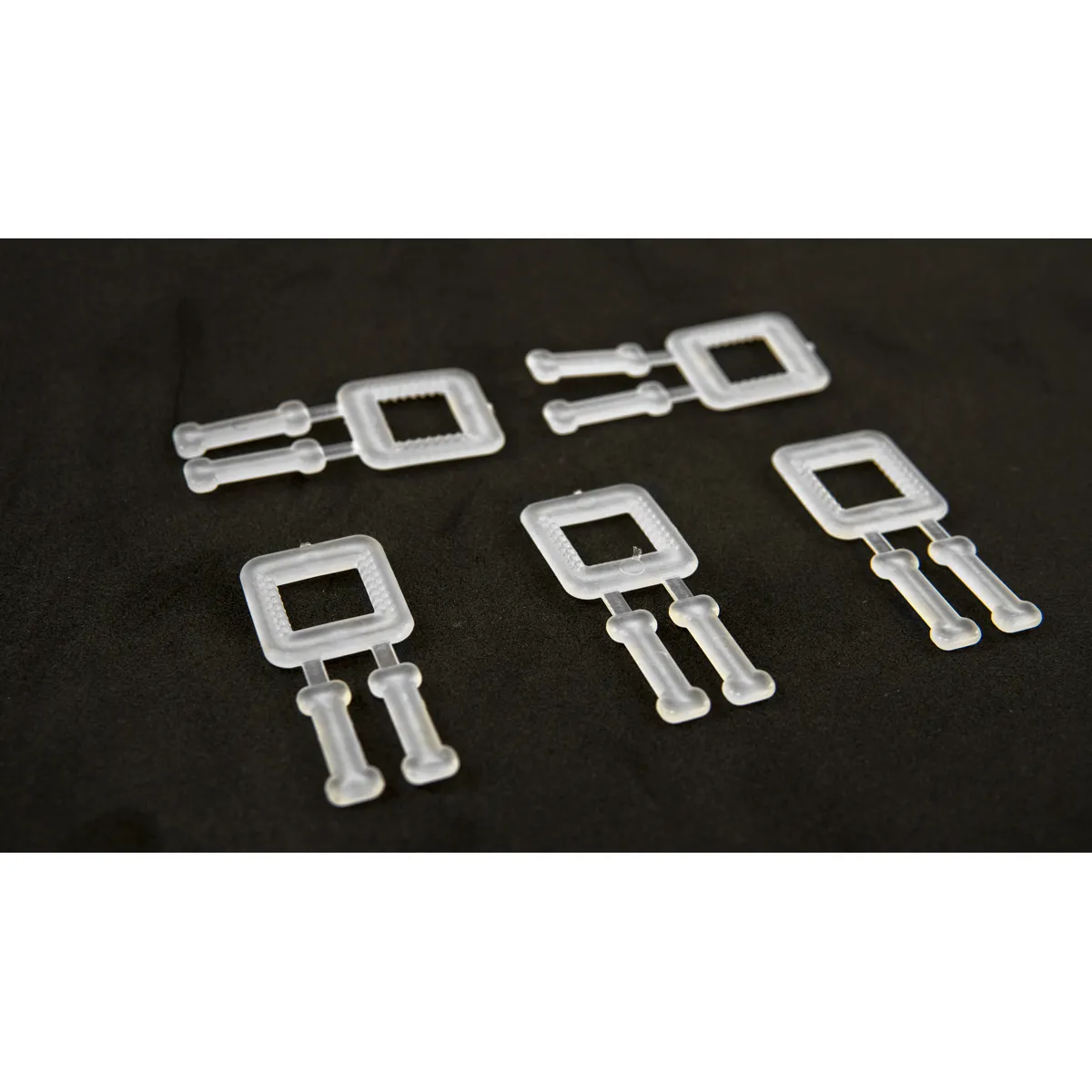 Catarame albe din plastic pentru bandă PP (BUCKLES-5P), 12 mm