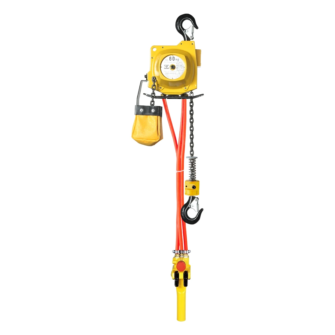 Palan pneumatic cu lanț ENDO ATEX (seria AT) 60/125 kg