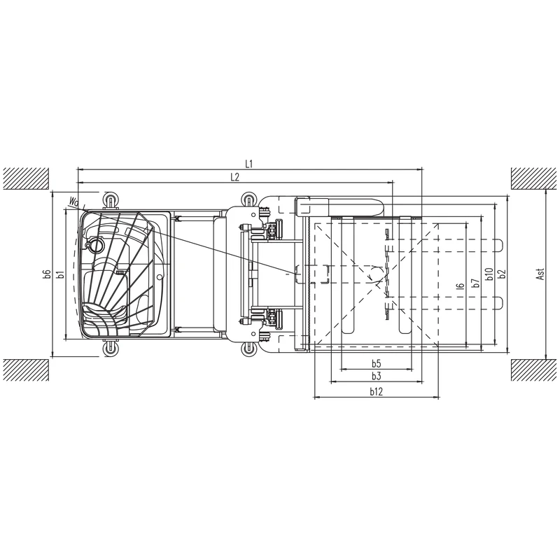 Stivuitor VNA REV15BP cu înălțime de ridicare de până la 10500 mm – imagine 5