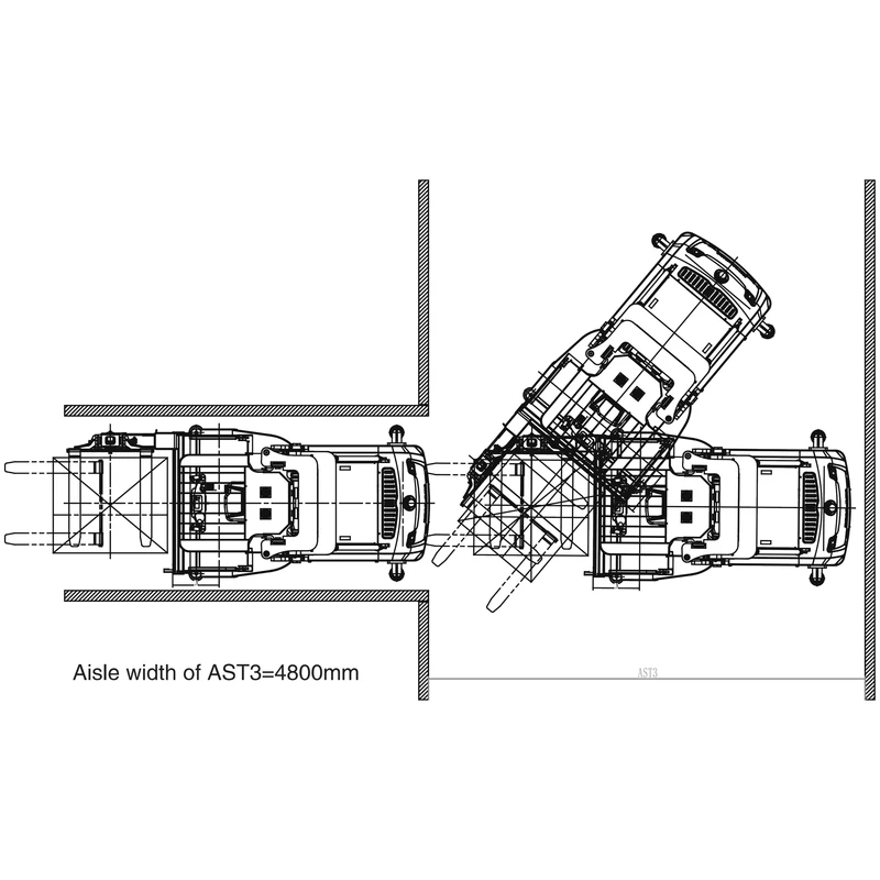 Catargul de ridicare al stivuitorului REV15TS – imagine 5