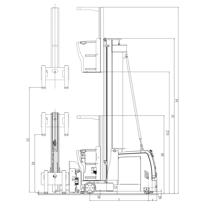 Stivuitor pentru culoare foarte înguste REV15TS – imagine 8