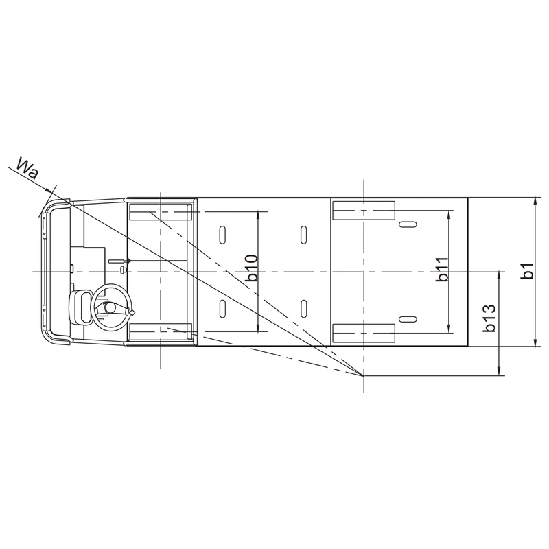 Cărucior electric industrial cu platformă VEV20/VEV25/VEV30 pentru depozite