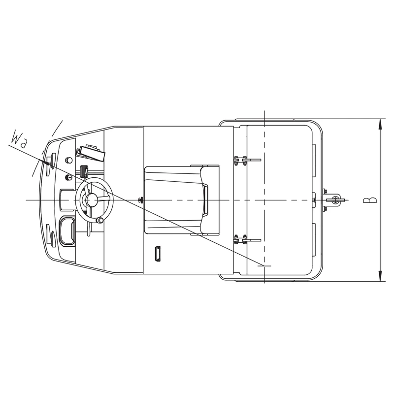 Tractor electric de remorcare MVEV20/MVEV30 pentru utilizare în depozit