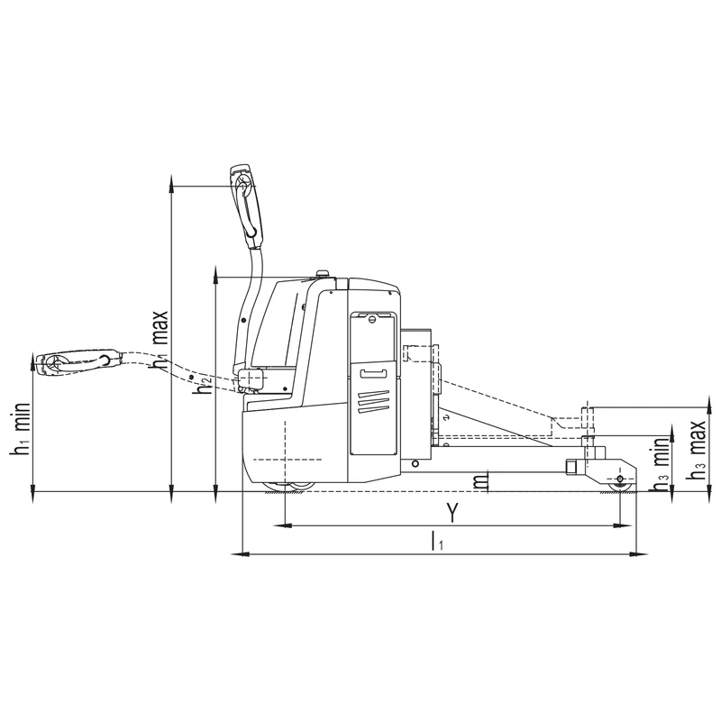Tractor electric de remorcare VEV25H – imagine 3