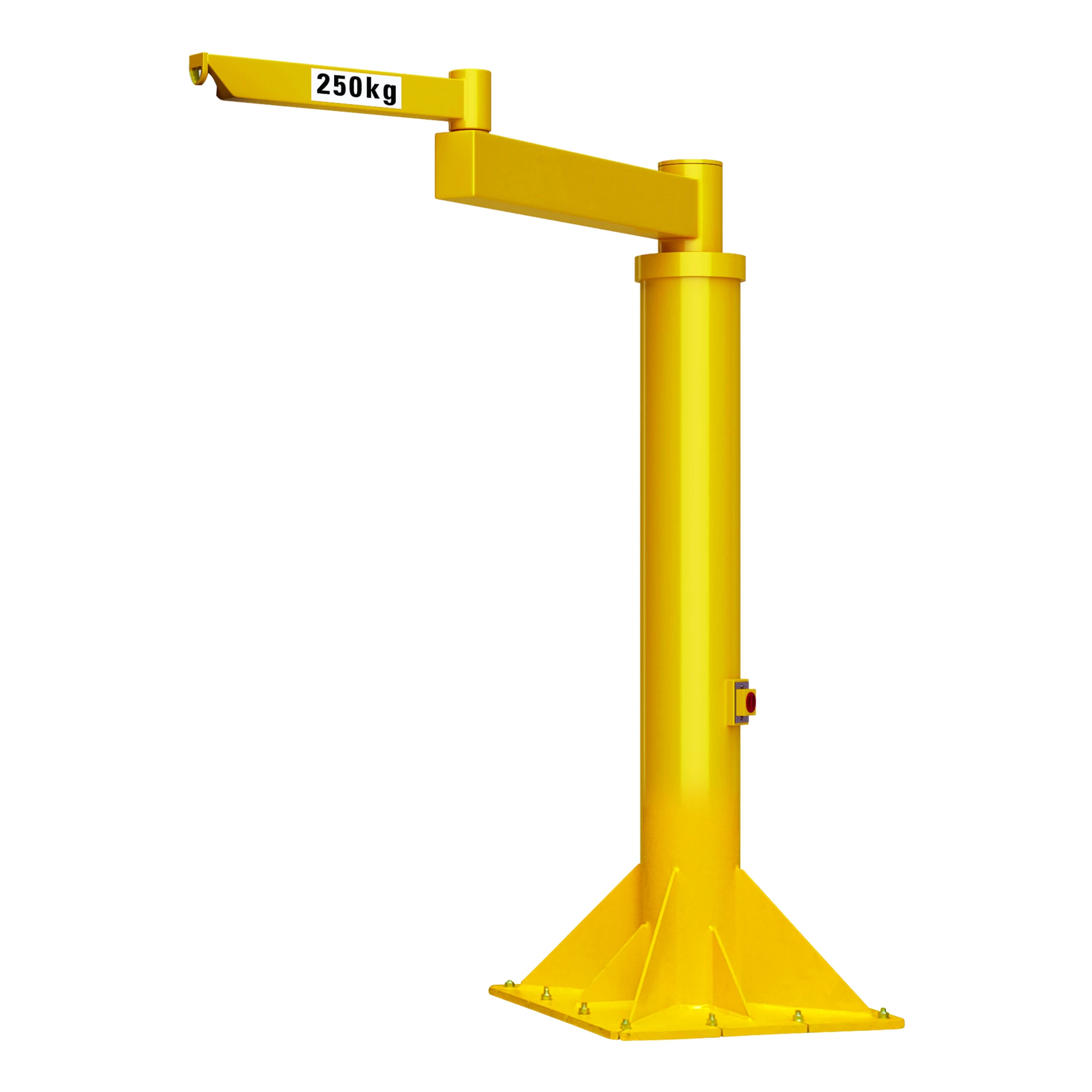 Macara pivotantă articulată pe coloană, autoportantă (ZSD-S), 50-1000 kg, 2-5 m